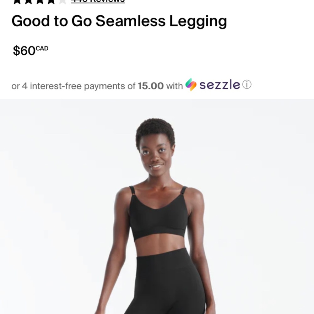 NWT Knix Good to Go Seamless Legging
